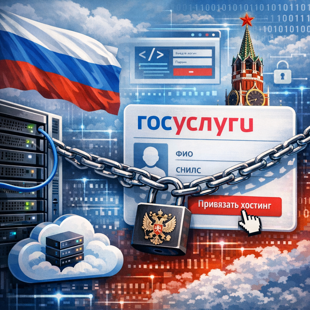 Хостинг в России хотят привязать к «Госуслугам». Минцифры обсуждает обязательную идентификацию